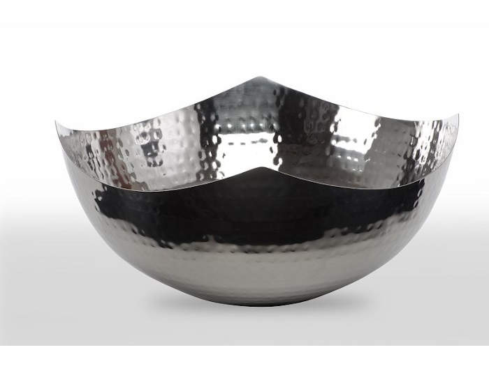 HAMMERED SERVING BOWL