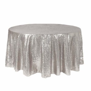 SEQUIN ROUND TABLECLOTH